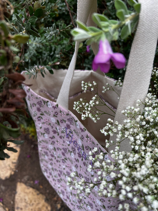 “Carry all my wildflowers with me” bag