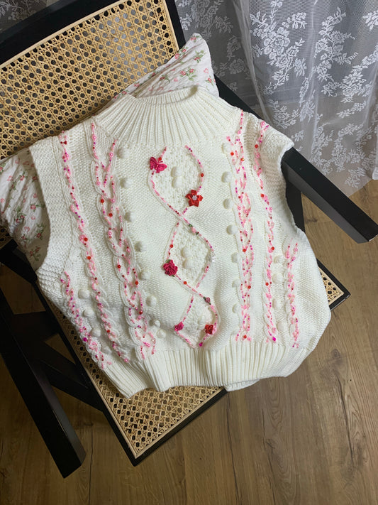 Leila knitted vest